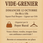 Vide Grenier du 12 Octobre