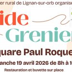 Vide grenier du Foyer Rural le 19 Avril