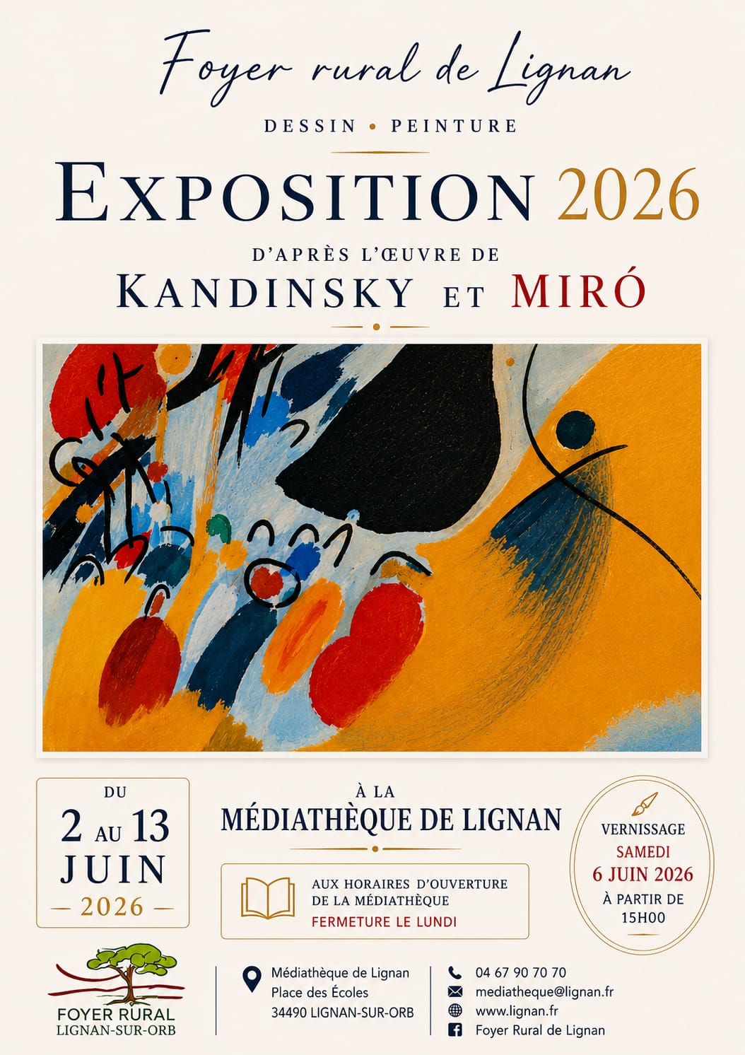 Exposition Kandinski et Miro